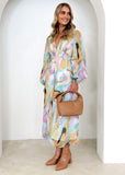 Anniston Maxi Dress - Mint Swirl