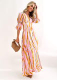 Abriella Maxi Dress - Candy Stripe