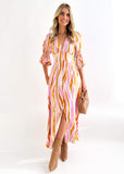 Abriella Maxi Dress - Candy Stripe