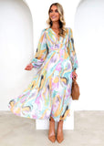 Anniston Maxi Dress - Mint Swirl